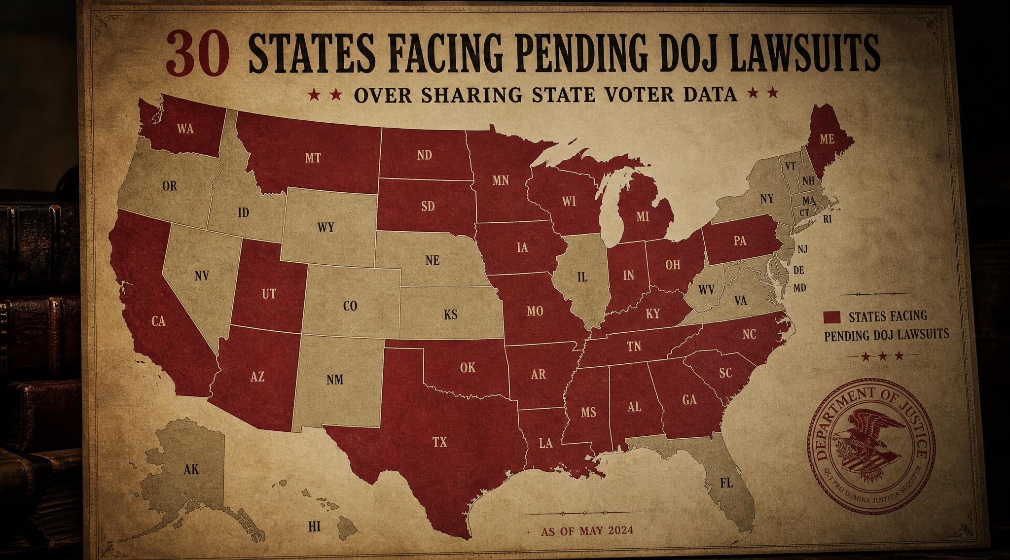 Eight Federal Courts Dismiss DOJ Lawsuits Demanding State Voter Data; Voting Rights Groups Sue to Block National Voter Database